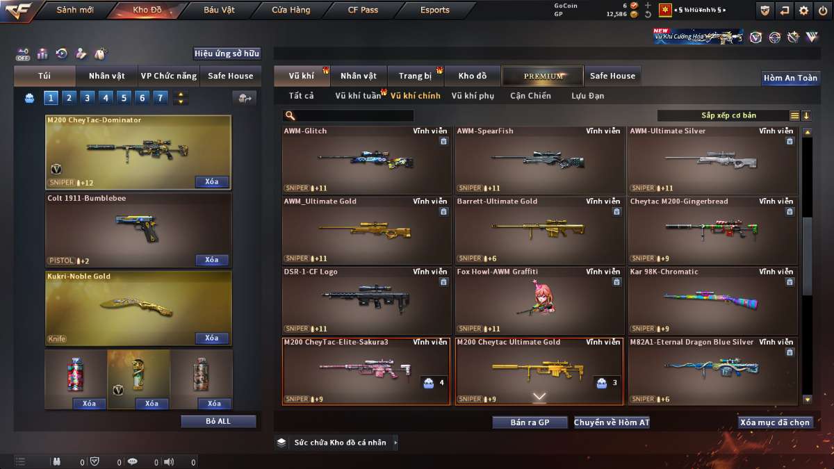 shop acc cf uy tin gia re